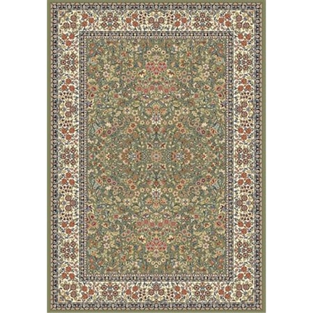 Dynamic Rugs Ancient Garden 2 ft. x 3 ft. 11 in. 57078-4444 Rug - Green/Ivory AN24570784444